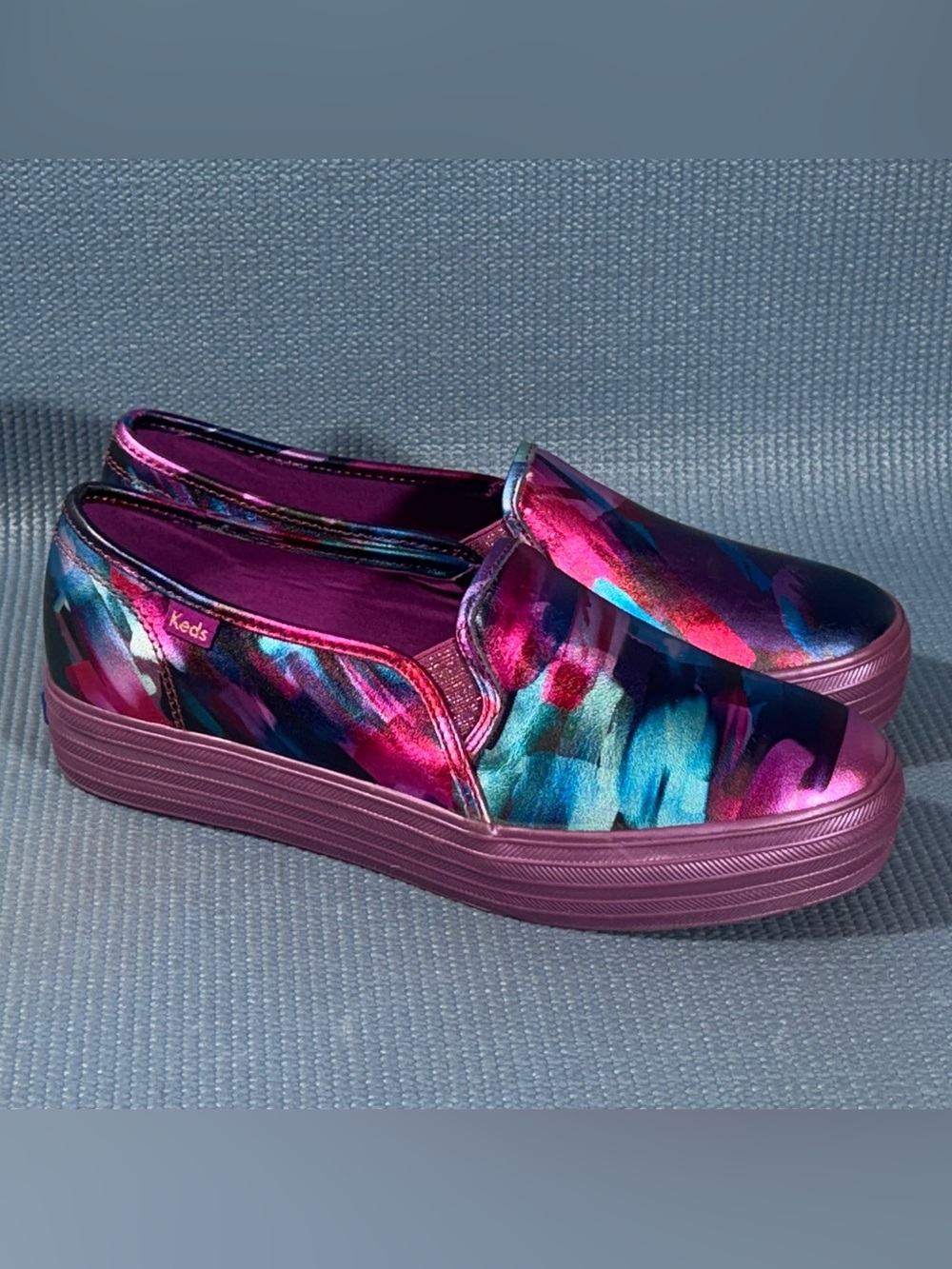 Keds Women's Trip Deck Slip On Casual Multicolor Sneakers Size 7.5
